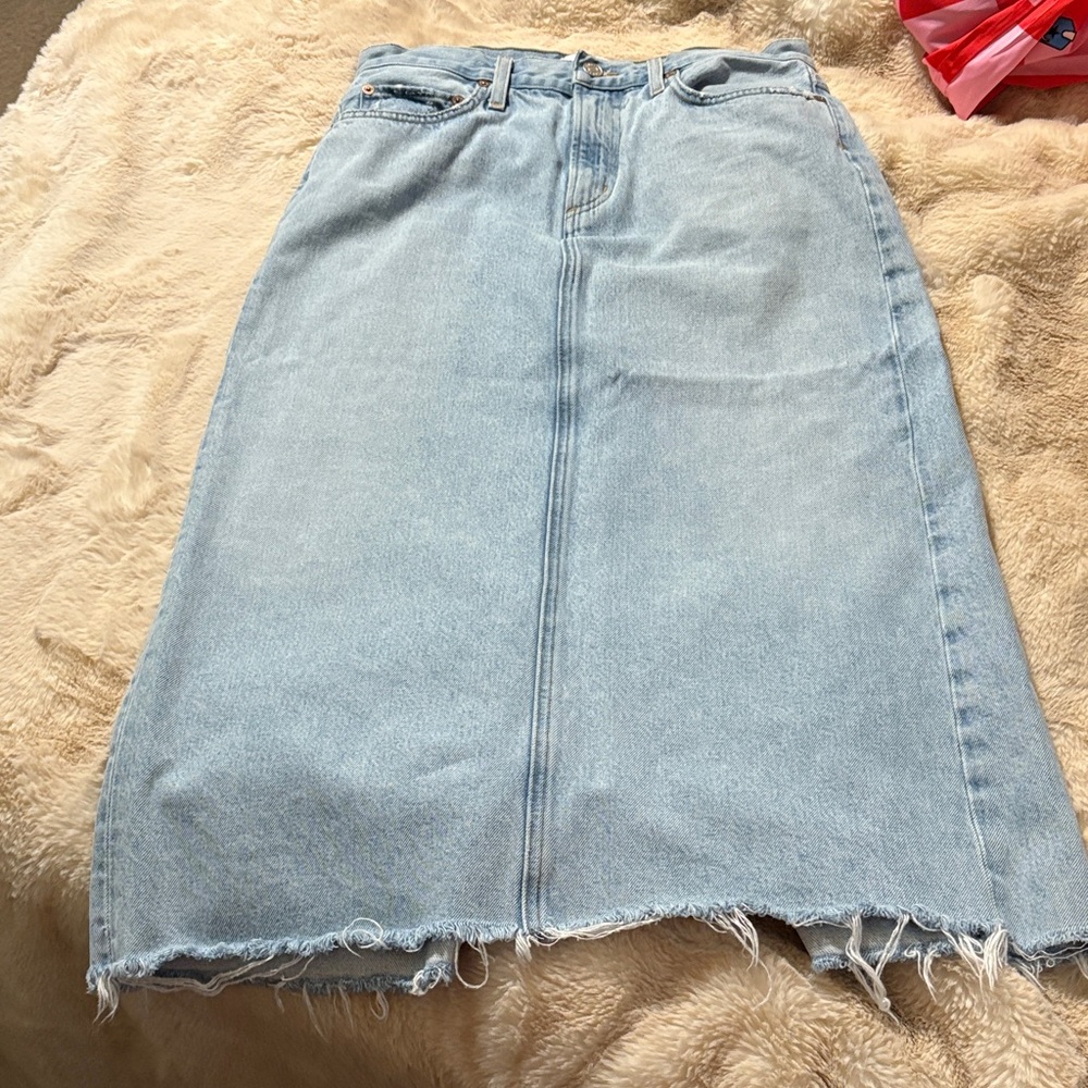 Agolde denim skirt